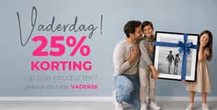 Vaderdag, 25% korting op alle producten! Gebruik de code: VADER26