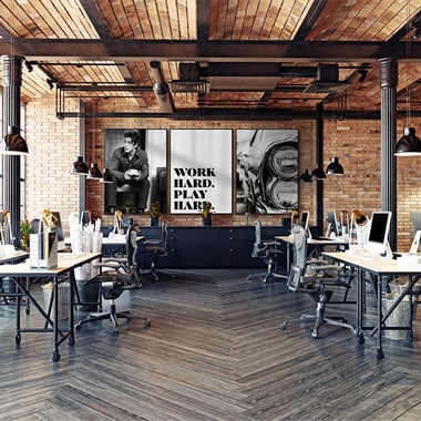 Canvas op kantoor: sterke eerste indruk