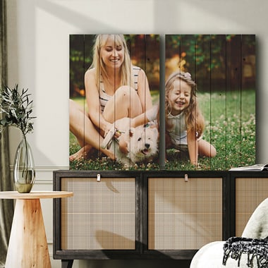 Foto op hout: warm en natuurlijk