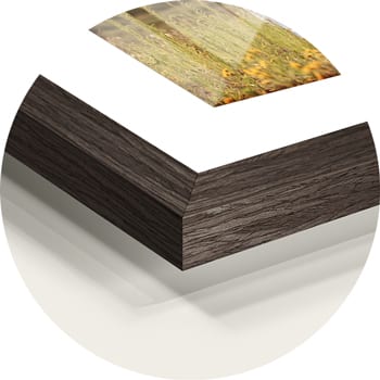 Fotolijst donkerbruin hout Chocolate oak