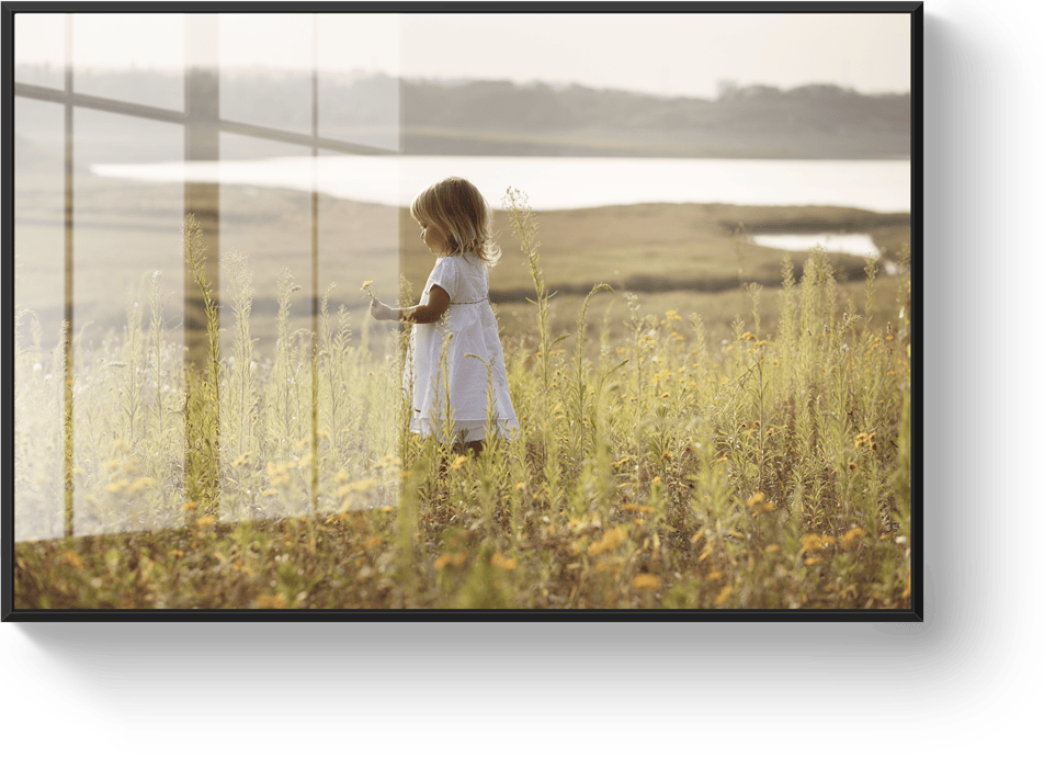 Foto op plexiglas zwarte baklijst